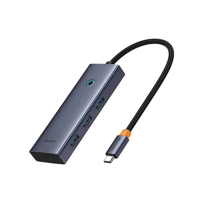 BASEUS ULTRA JOY SERIES 5 PORT HUB GRAY B00052801811 thumbnail 4
