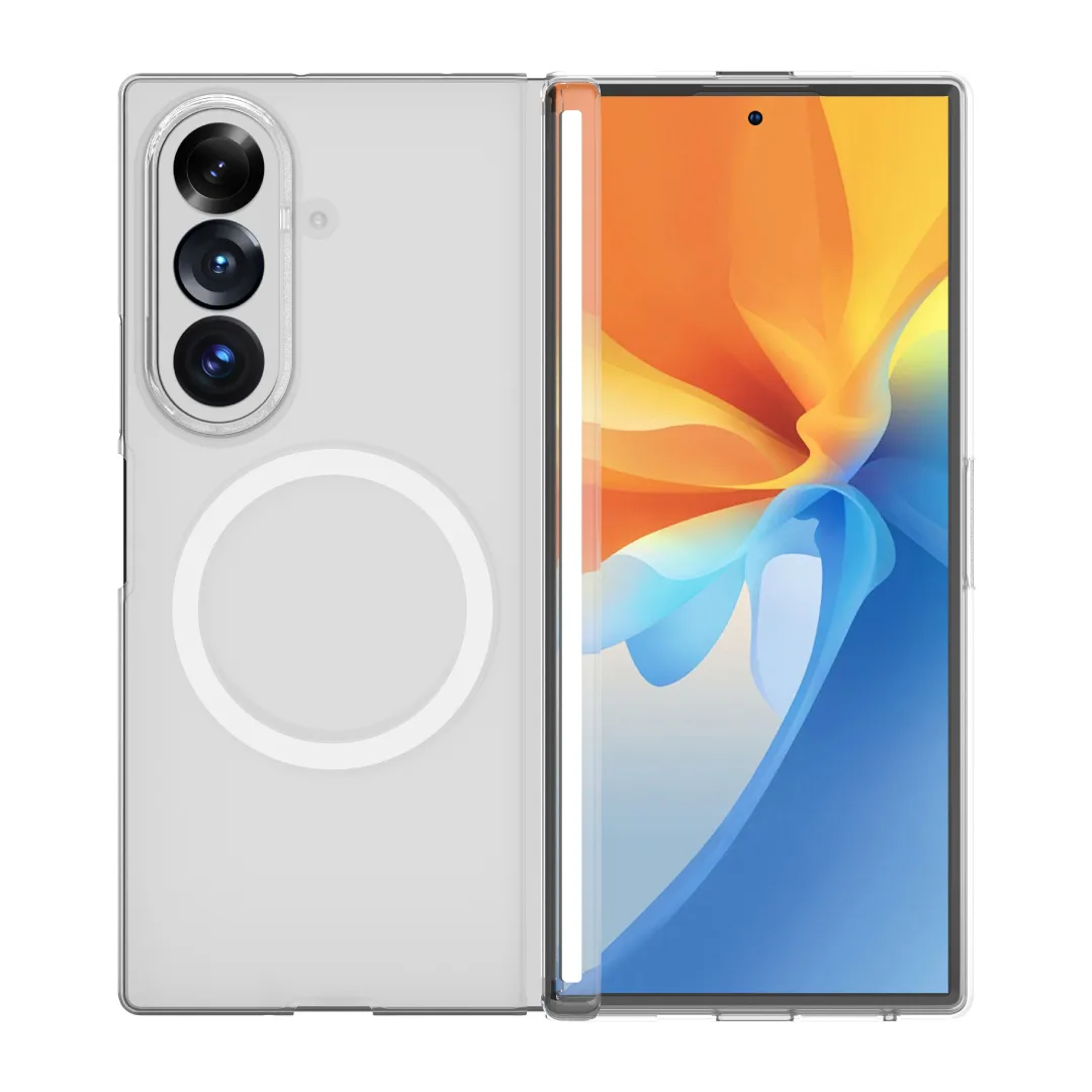 BLUPEBBLE SAMSUNG GALAXY FOLD 8 ULTRA HYBRID MAG CASE CLEAR BP-SMHMFD8U-CL