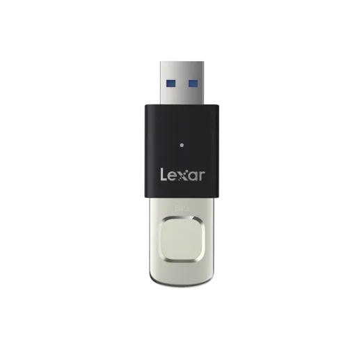LEXAR JUMPDRIVE FINGER PRINT F35 PRO USB 3.2 GEN 1 300MBS 64GB LJDF35P064G-RNBNG