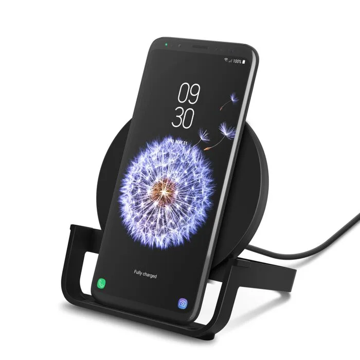 BELKIN WIRELESS CHARGING STAND 10W SPEAKER BLACK AUF001ZBBK