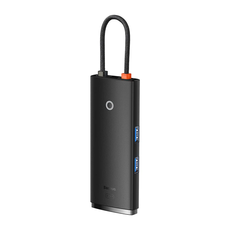 BASEUS LITE SERIES 6 PORT TYPE C HUB DOCKING STATION BLACK BS-0H019 thumbnail 14