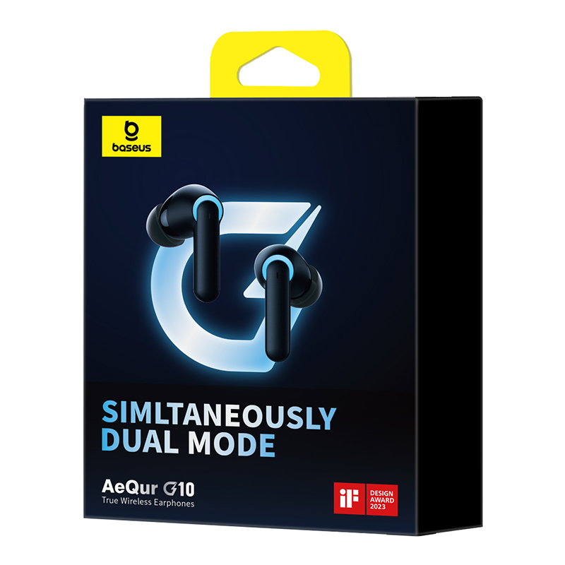 BASEUS AEQUR G10 TRUE WIRELESS EARPHONE BLACK thumbnail 8
