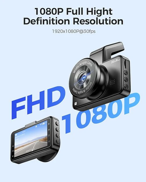 AZDOME FullHD Front & Rear Dash Camera Kit with WiFi - M17 Pro WR02 thumbnail 10