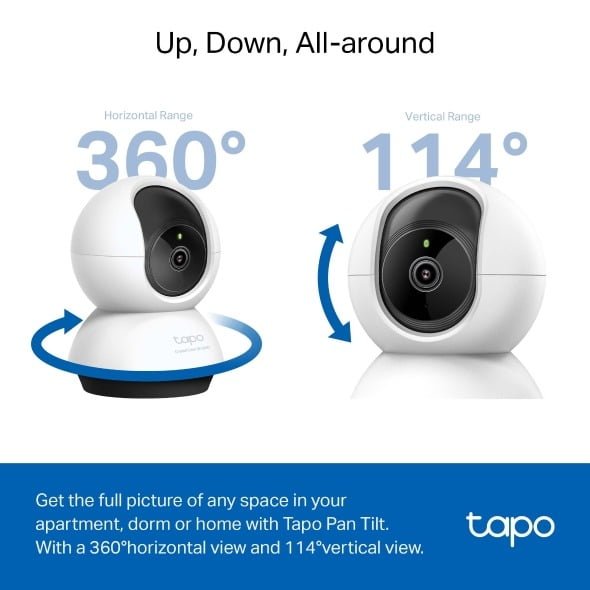 TP LINK PAN TILT HOME SECURITY WIFI CAMERA TAPO C220 thumbnail 6