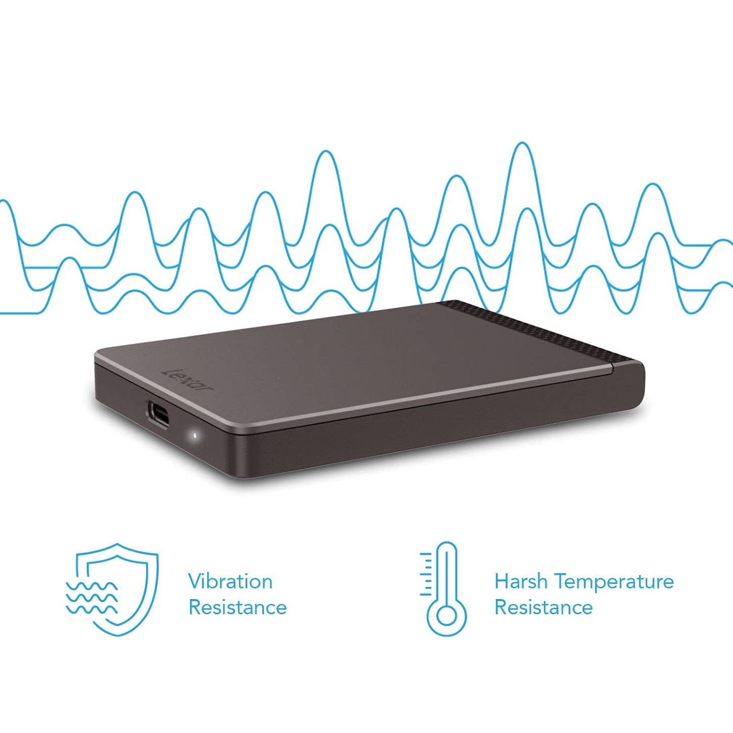 LEXAR SL200 PORTABLE SSD 1TB 550MB/s USB 3.1 TYPE-C LSL200X001T-RNNNG thumbnail 3