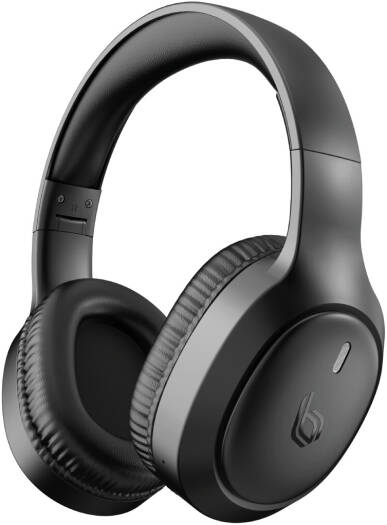 BLUPEBBLE OVER EAR FOLDABLE DIGITAL HYBRID NOISE CANCELLING HEADPHONES C85 BLACK BP-PAC85-BK thumbnail 3