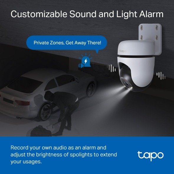 TP-Link Outdoor Pan Tilt Home Security WiFi Camera - Tapo C510W thumbnail 16