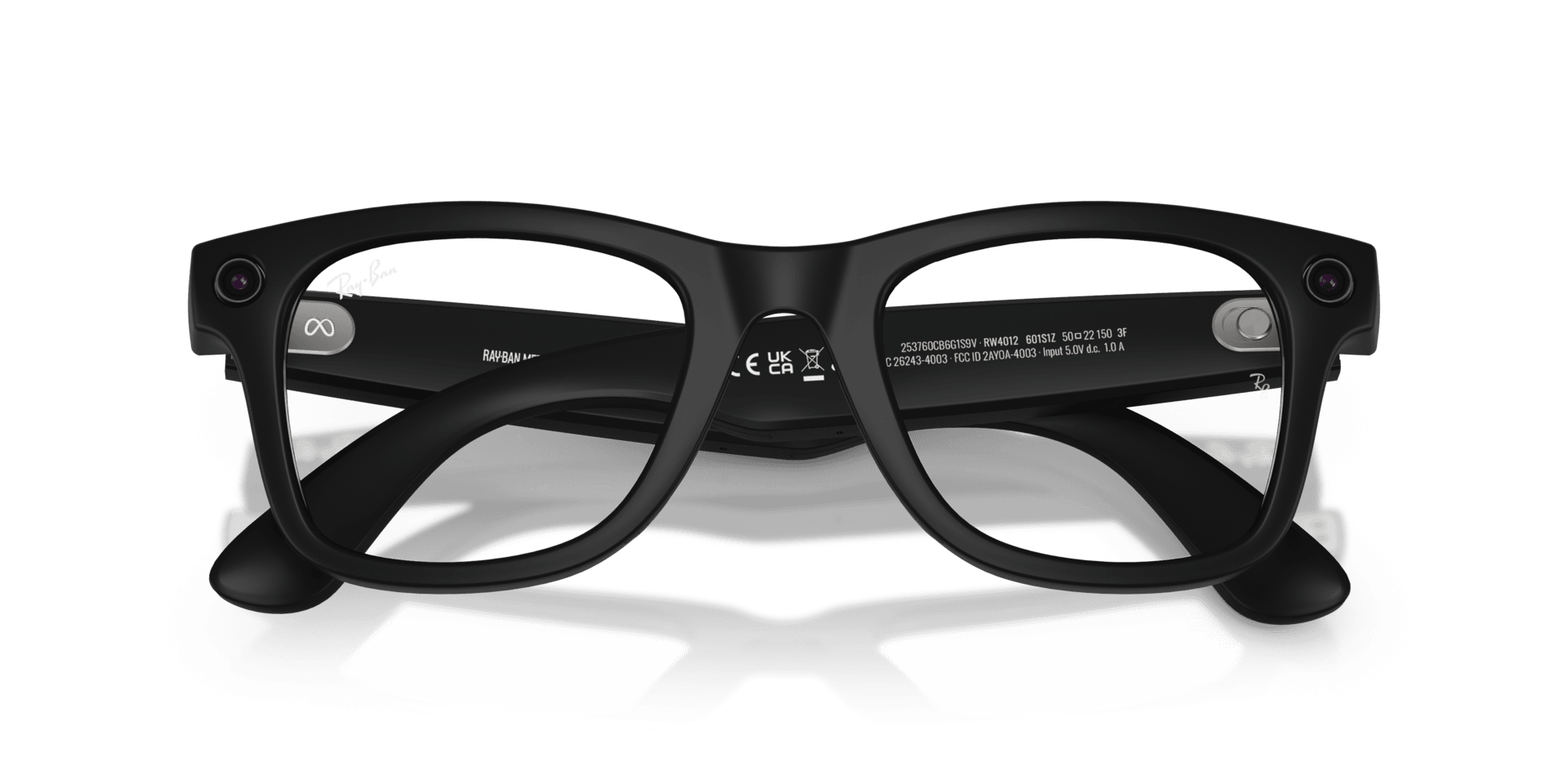 RAYBAN META WAYFARER (GEN 2 ) SUNGLASSES F MATTE BLACK L TRANSITIONS GREY RW4012 thumbnail 5