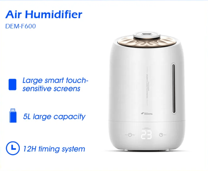 Deerma Large Screen Humidifier White DEM-F600 thumbnail 6