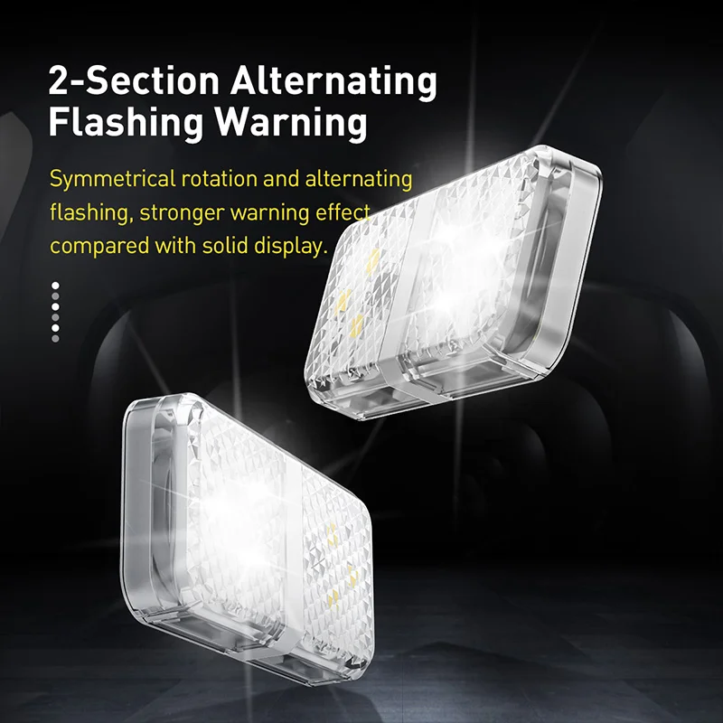 BASUES DOOR OPEN WARNING LIGHT 2PCS WHITE CRFZD-02 thumbnail 13
