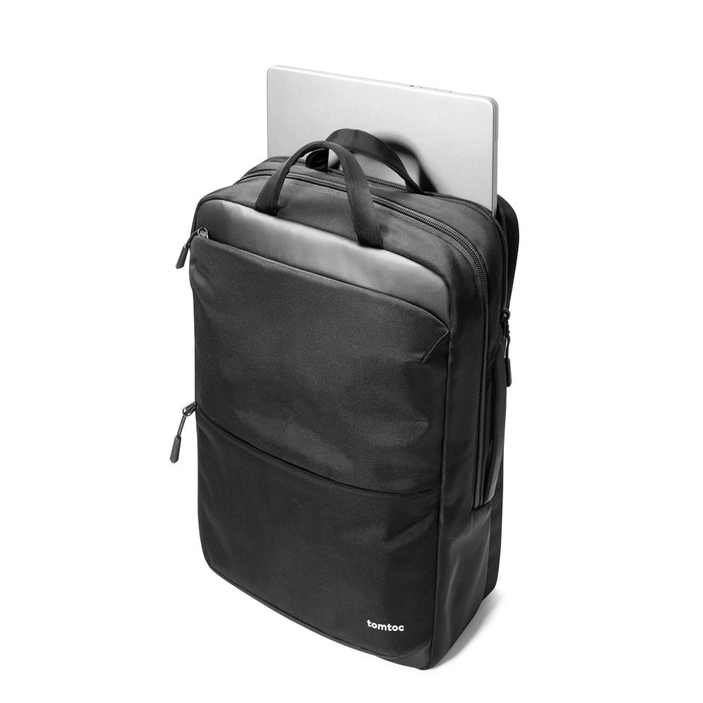 Tomtoc Navigator T71 15.6-inch Laptop Backpack (Black, T71M1D1) - Sleek and Durable Travel Companion thumbnail 18