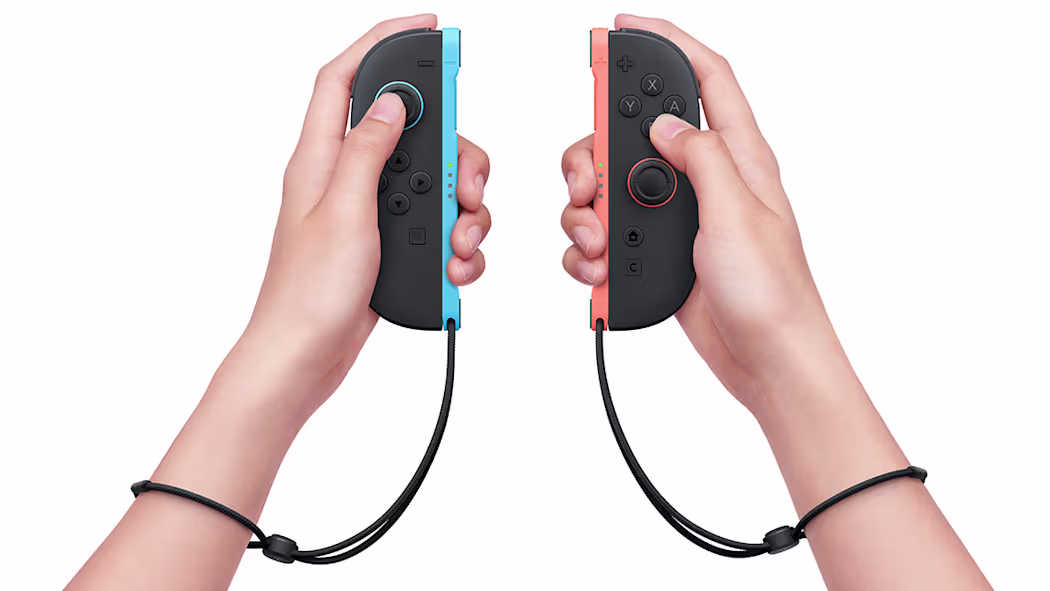 NINTENDO SWITCH 2 LEFT & RIGHT JOY-CON 2 CONTROLLERS BLUE RED thumbnail 14