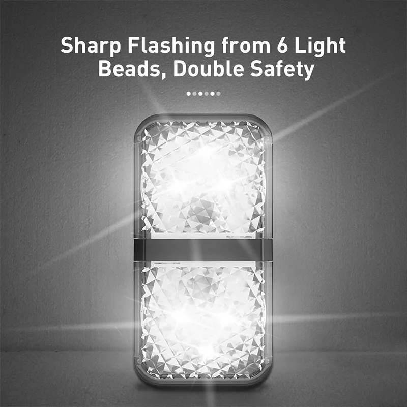 BASUES DOOR OPEN WARNING LIGHT 2PCS WHITE CRFZD-02 thumbnail 16