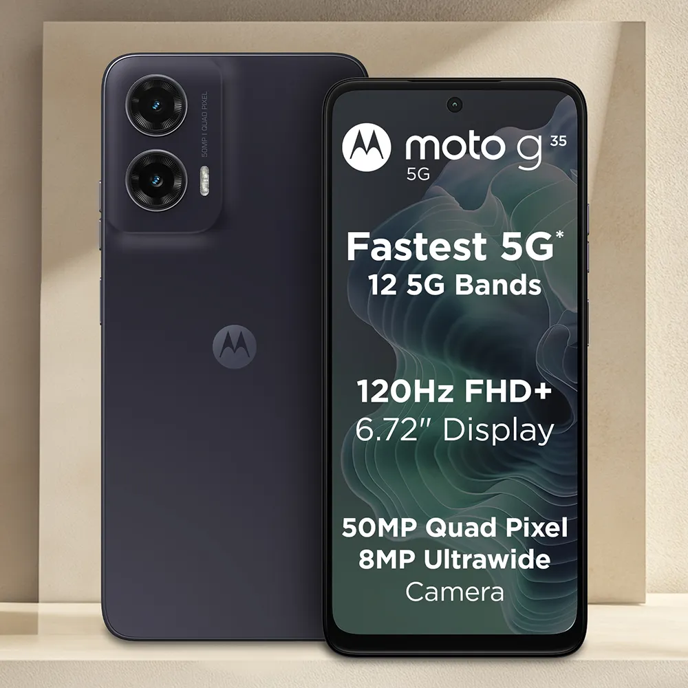 MOTO G35 5G 8GB 128GB MIDNIGHT BLACK XT2433-4 thumbnail 5