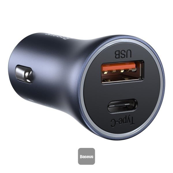 Baseus Golden Contactor Pro Dual Quick Car Charger - USB + Type-C 40W GC PRO CCJD thumbnail 13