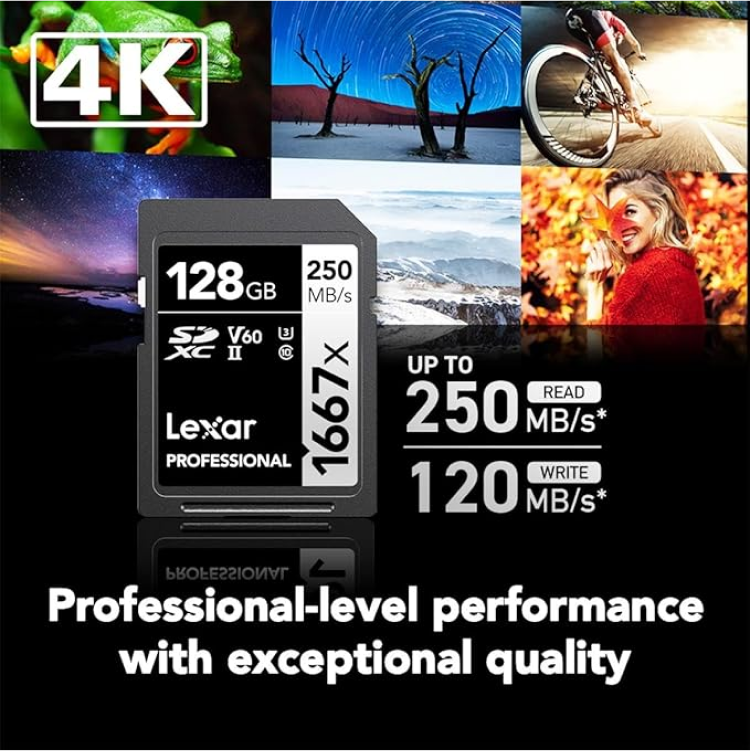 Lexar® Professional 1667x SDXC™ UHS-II Memory Card - Silver Series, Up to 250MB/s High-Speed Performance thumbnail 16