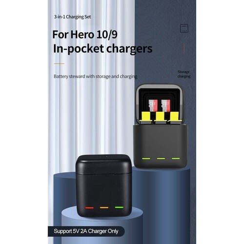 TELESIN BATTERY CHARGING BOX GP-BNC-901-B thumbnail 21