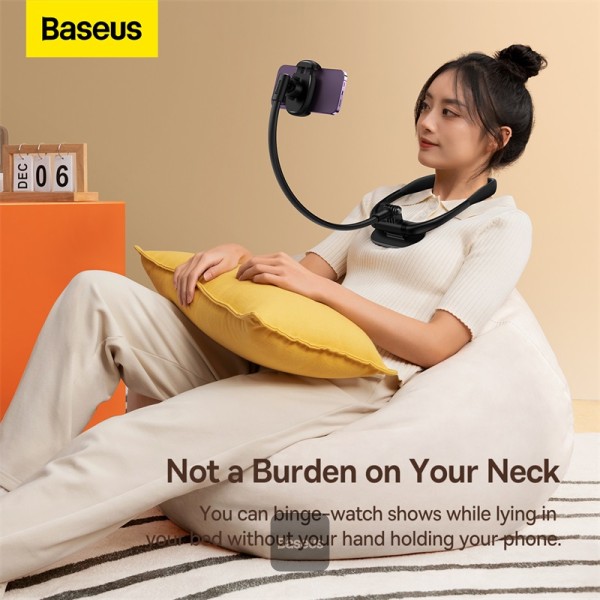 BASEUS COMFORTJOY SERIES NECK PHONE HOLDER LUGB000001 BLACK thumbnail 10