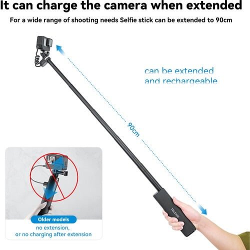 TELESIN RECHARGABLE SELFIE STICK TE-CSS-001 thumbnail 12
