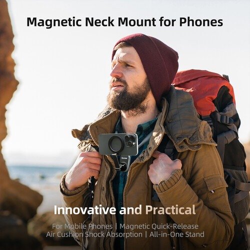 Capture Hands-Free Moments with the Telesin Magnetic Smartphone Neck Mount - TE-MNM-001 thumbnail 43
