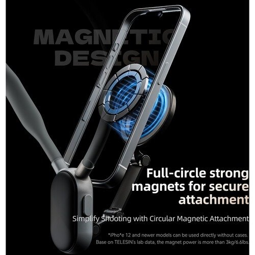 Capture Hands-Free Moments with the Telesin Magnetic Smartphone Neck Mount - TE-MNM-001 thumbnail 36