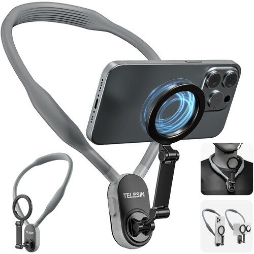 Capture Hands-Free Moments with the Telesin Magnetic Smartphone Neck Mount - TE-MNM-001 thumbnail 38