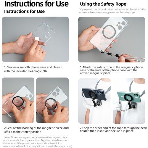 Capture Hands-Free Moments with the Telesin Magnetic Smartphone Neck Mount - TE-MNM-001 thumbnail 47
