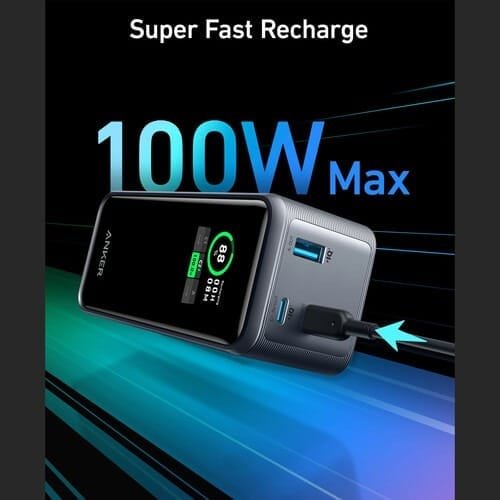 ANKER PRIME MULTI DEVICE 20000MAH 200W FAST CHARGING POWERBANK A1336011 thumbnail 15