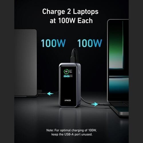 ANKER PRIME MULTI DEVICE 20000MAH 200W FAST CHARGING POWERBANK A1336011 thumbnail 13