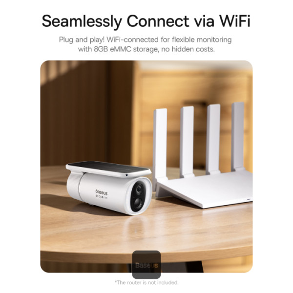 BASEUS SECURITY S1 SERIES OUTDOOR CAMERA 2K MOON WHITE S0SW002130 thumbnail 11