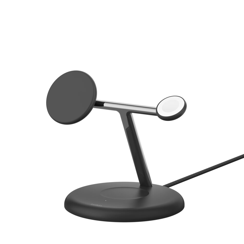 BELKIN BOOST CHARGE PRO 3 IN 1 WIRELESS CHARGING STAND WITH MAGSAFE BLACKWIZ017MYBK