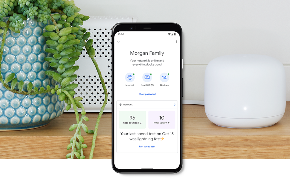 GOOGLE NEST WIFI ROUTER AND POINT 2 PACK GA01425 thumbnail 6
