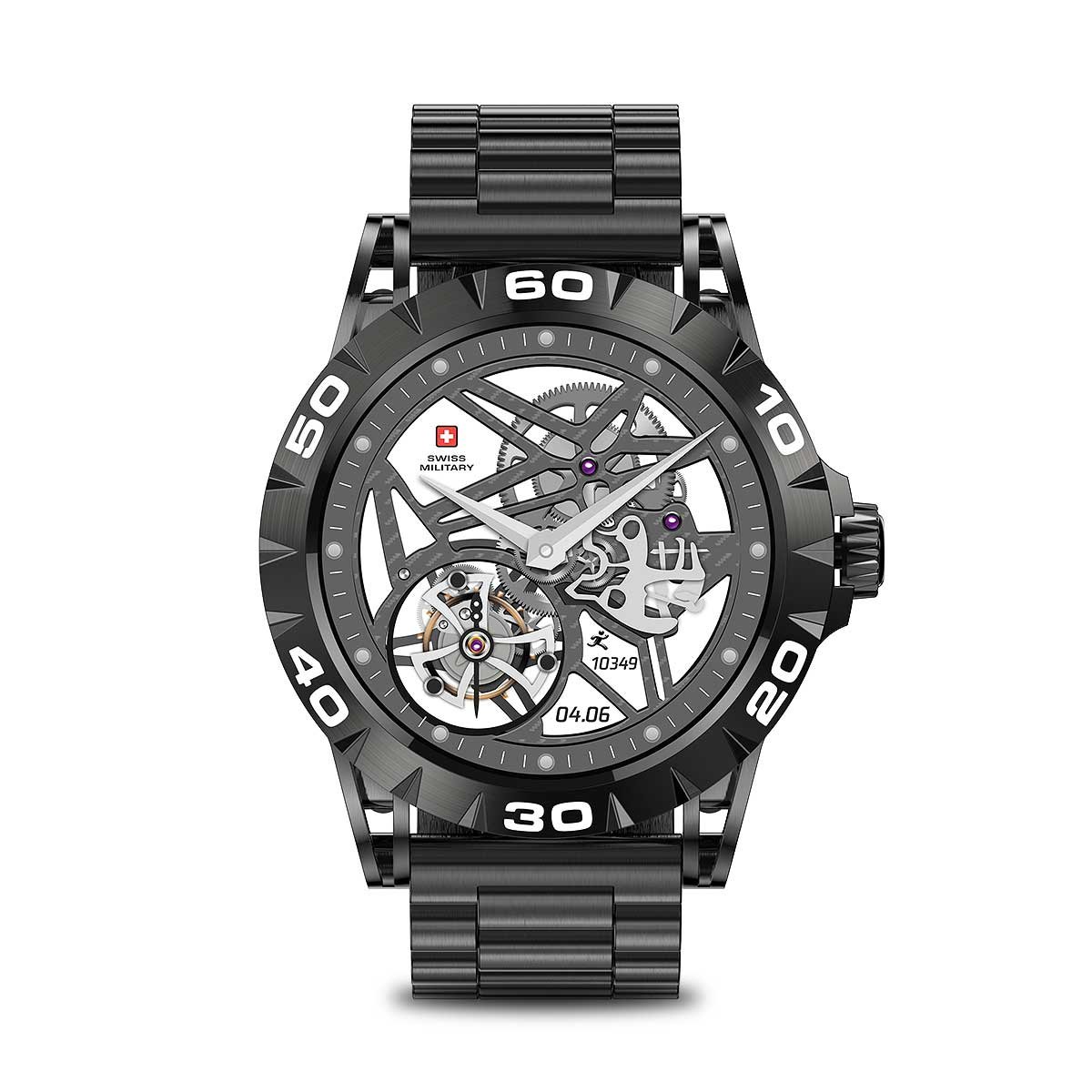 SWISS MILITARY DOM 2 WATCH WITH METAL STRAP SM-WCH-DOM2-M thumbnail 6