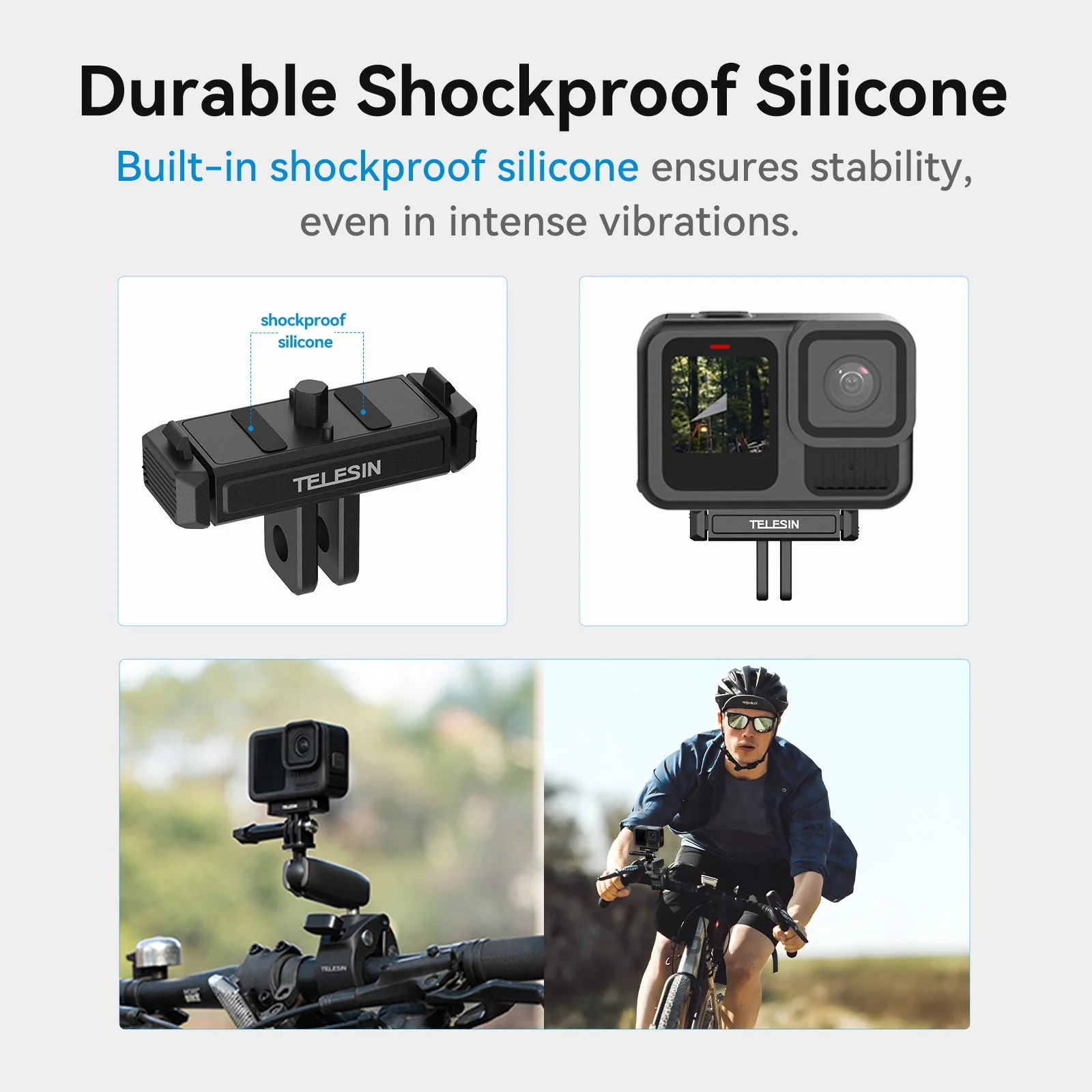 TELESIN GOPRO HERO 13 MAGNETIC RELEASE MOUNT S7-JBK-08-TGP thumbnail 9