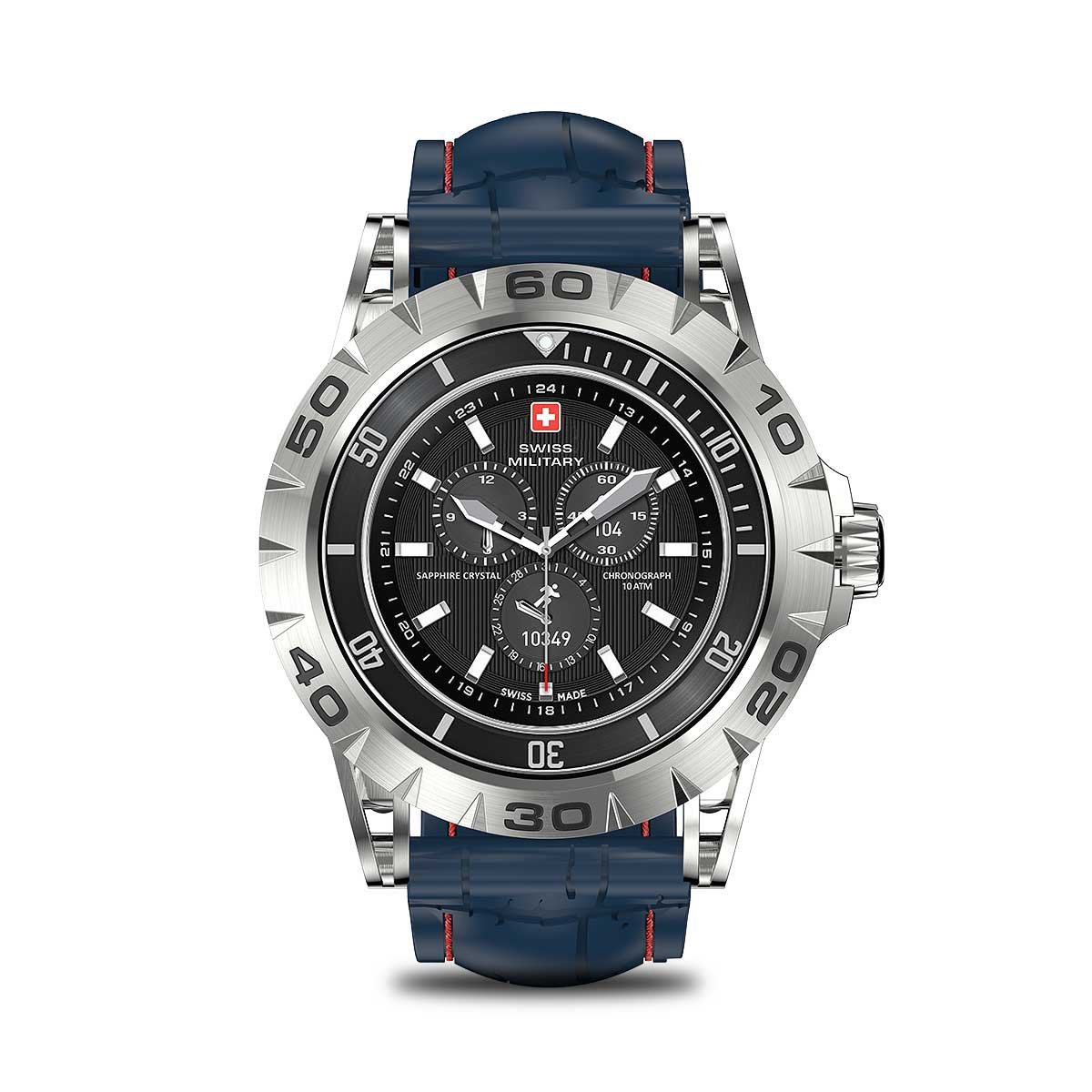 SWISS MILITARY DOM 2 WATCH WITH SILICONE STRAP SM-WCH-DOM2-S thumbnail 6