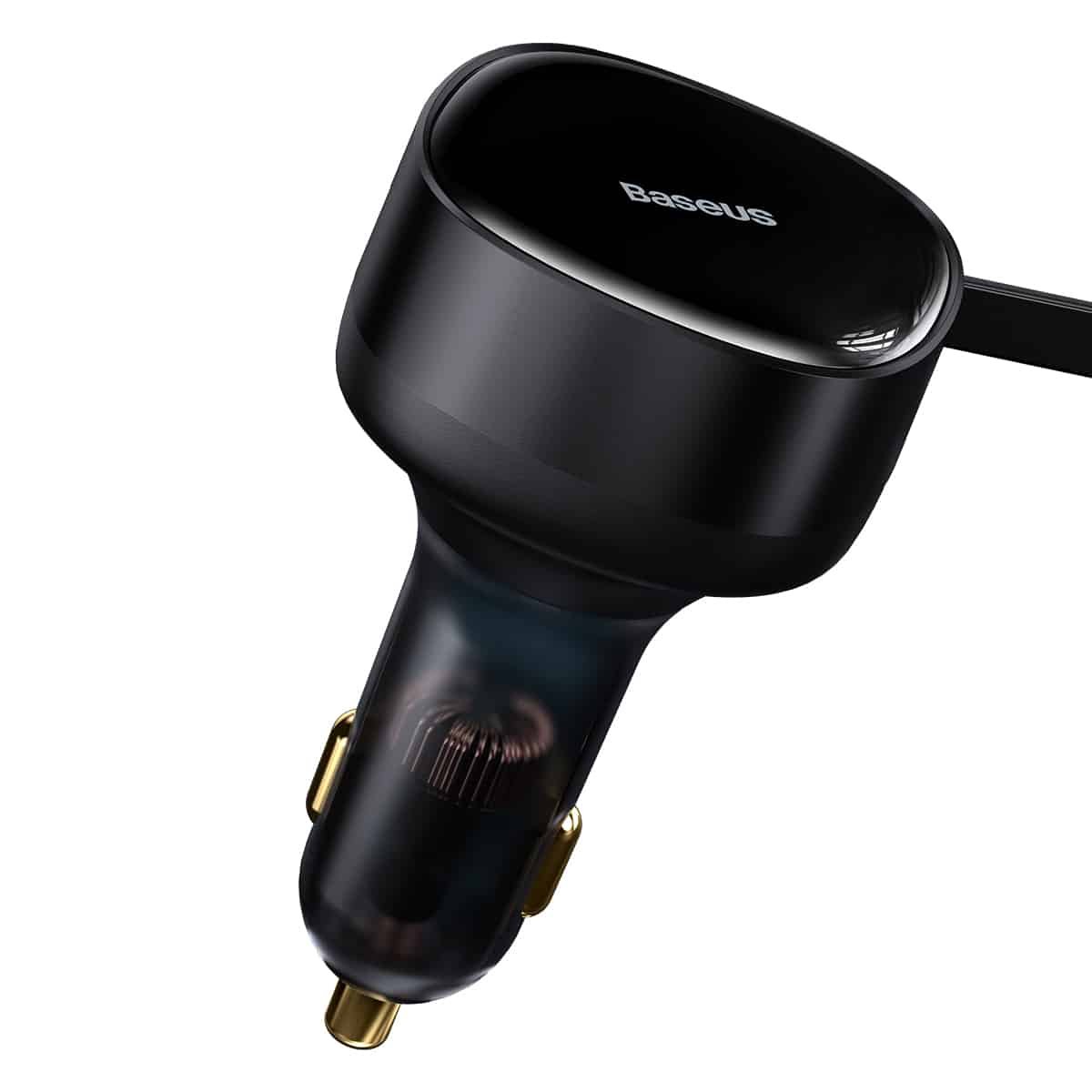 BASEUS ENJOYMENT RETRACTABLE 2 IN 1 TYPE C TO TYPE C 33W CAR CHARGER thumbnail 5
