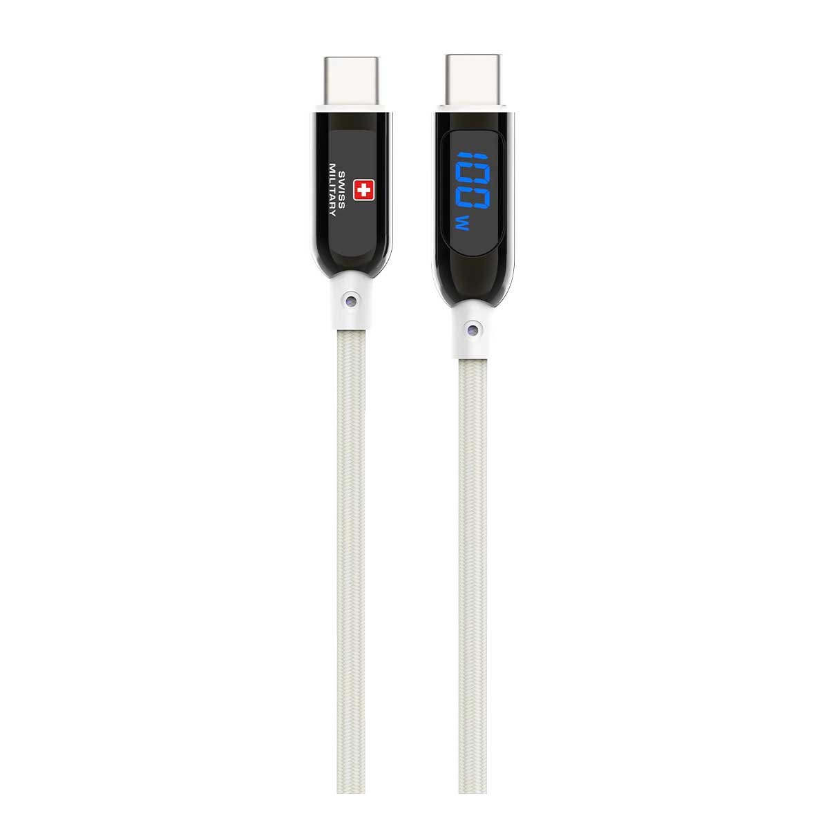 SWISS MILITARY USB-C TO USB-C 100W CABLE 2M CB-CC100W thumbnail 3