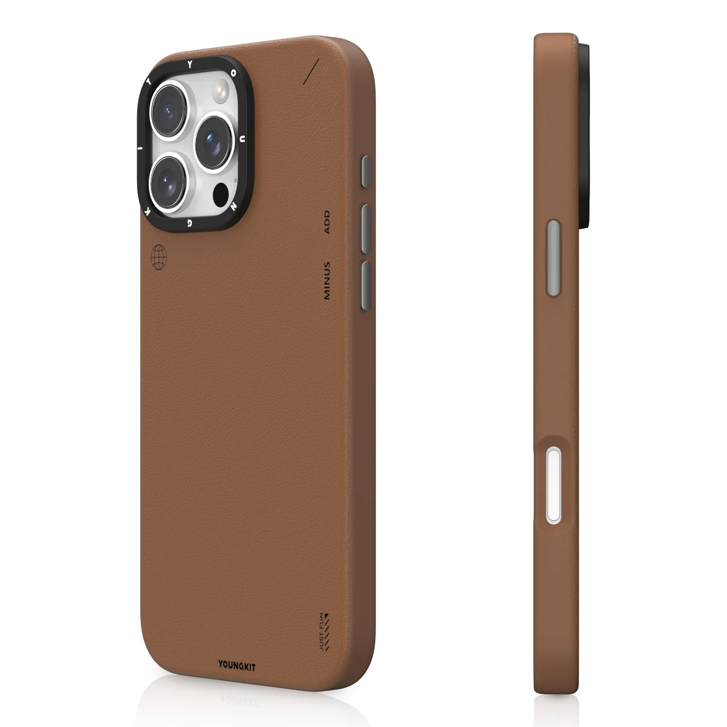 YOUNGKIT IPHONE 16 PRO LEATHER CASE BROWN KJPZHJ003 thumbnail 9