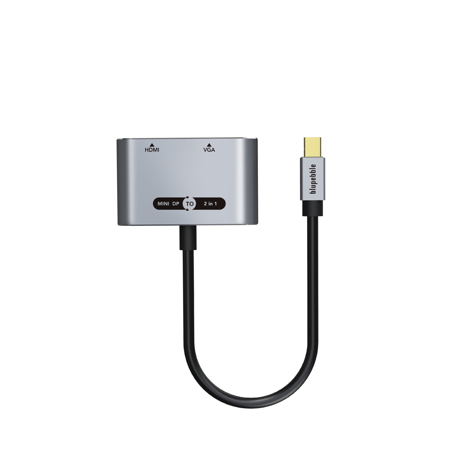 BLUPEBBLE MINI DISPLAYPORT TO HDMI +VGA 2-IN-1 ADAPTER BP-AV589-08GW0.2-SG thumbnail 8