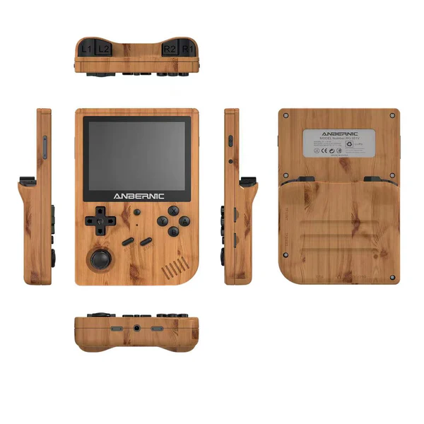 ANBERNIC GAME BOX 64GB WOOD GRAIN RG351V thumbnail 6