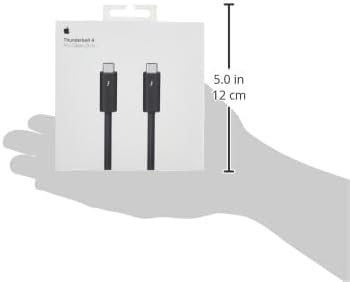 Apple Thunderbolt 4 Pro Cable - 3m, Black, High-Speed Data Transfer and Charging thumbnail 5