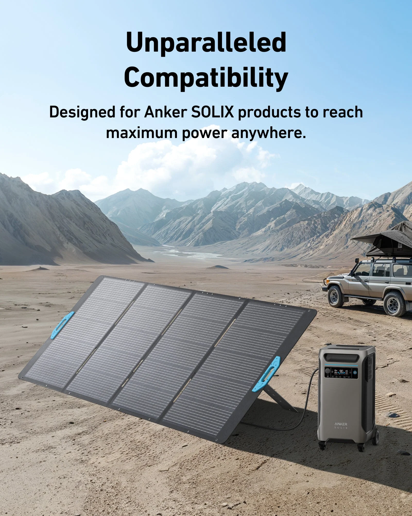 ANKER SOLIX 400W FOLDABLE SOLAR PANEL A24370A1 thumbnail 7