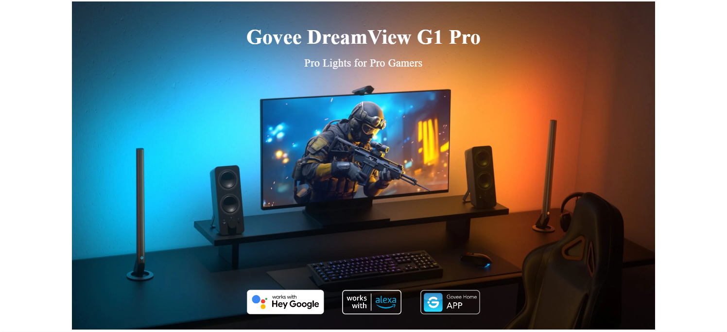 Govee DreamView G1 Pro Gaming Light - PC060658 thumbnail 6