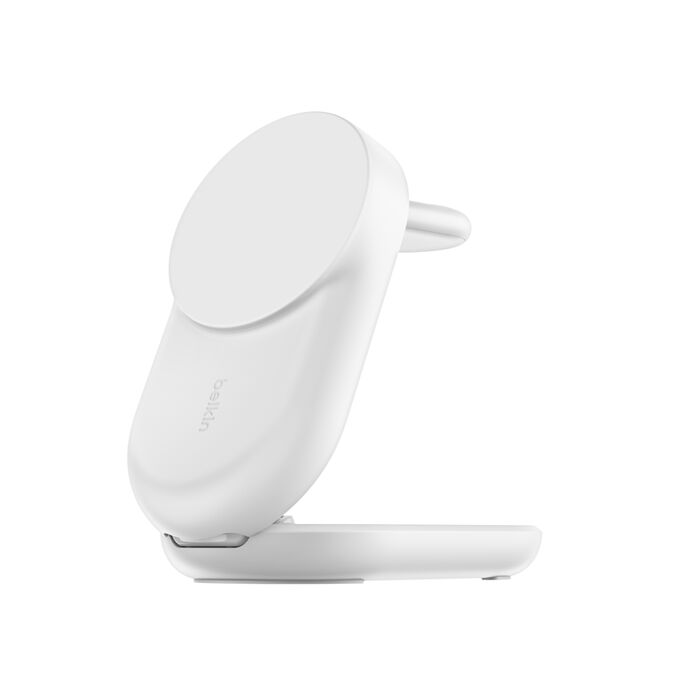 BELKIN ULTRA CHARGE QI2 25W 3 IN 1 FOLDABLE MAGNETIC CHARGER WHITE WIZ037MYWH thumbnail 15