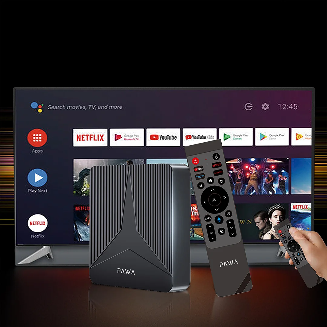 PAWA ANDROID TV BOX 4K ULTRA HD BLACK PW-ATVBX44-BK thumbnail 9