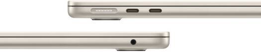 Apple MacBook Air 13-inch with M3 Chip - 8-Core CPU, 10-Core GPU, 8GB RAM, 512GB SSD, Starlight (ARB MRXU3) thumbnail 7