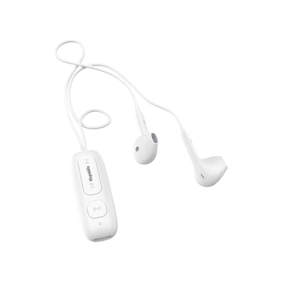 BLUPEBBLE BT CLIP WIRELESS EARPHONE WHITE BP-BTCLIP01-WH thumbnail 4
