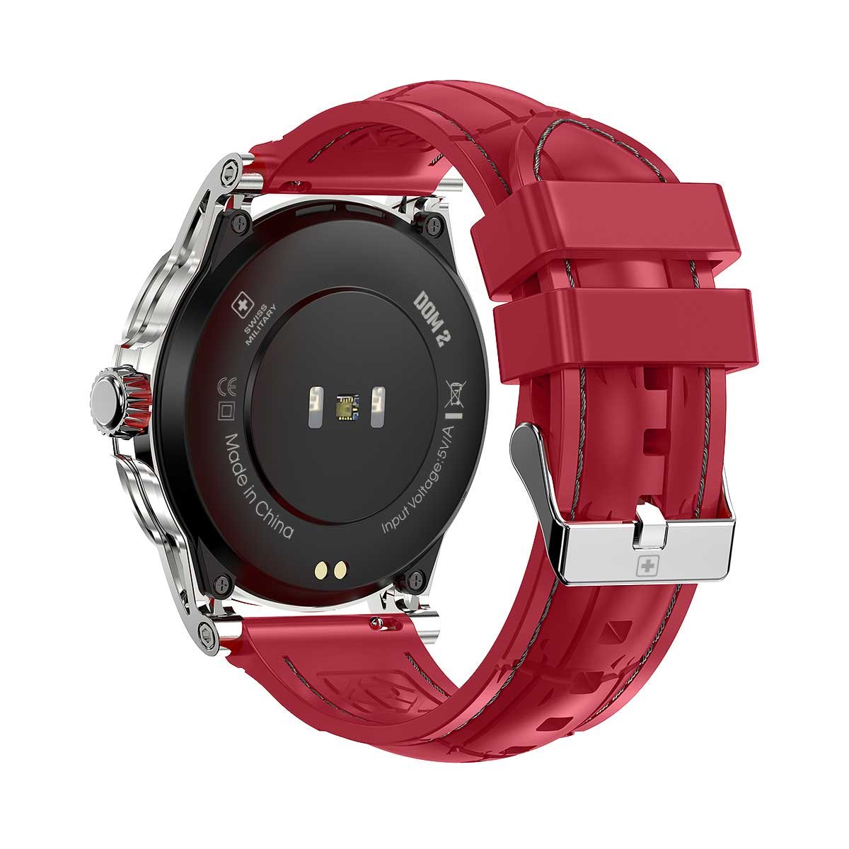SWISS MILITARY DOM 2 WATCH WITH SILICONE STRAP SM-WCH-DOM2-S thumbnail 7