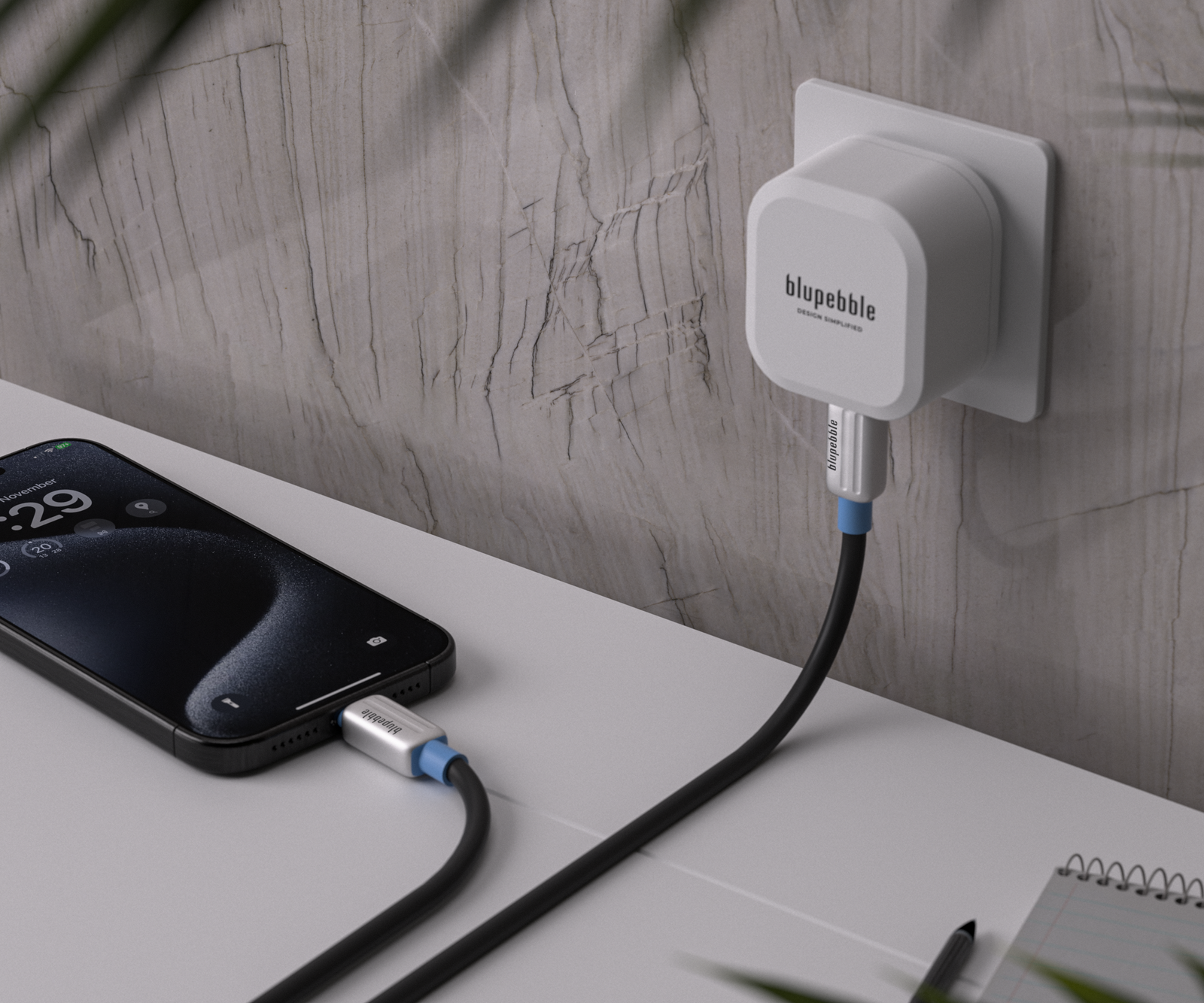 BluPebble PowerFlow: High-Speed USB-C to USB-C Cable (240W, 2-Meter) thumbnail 5
