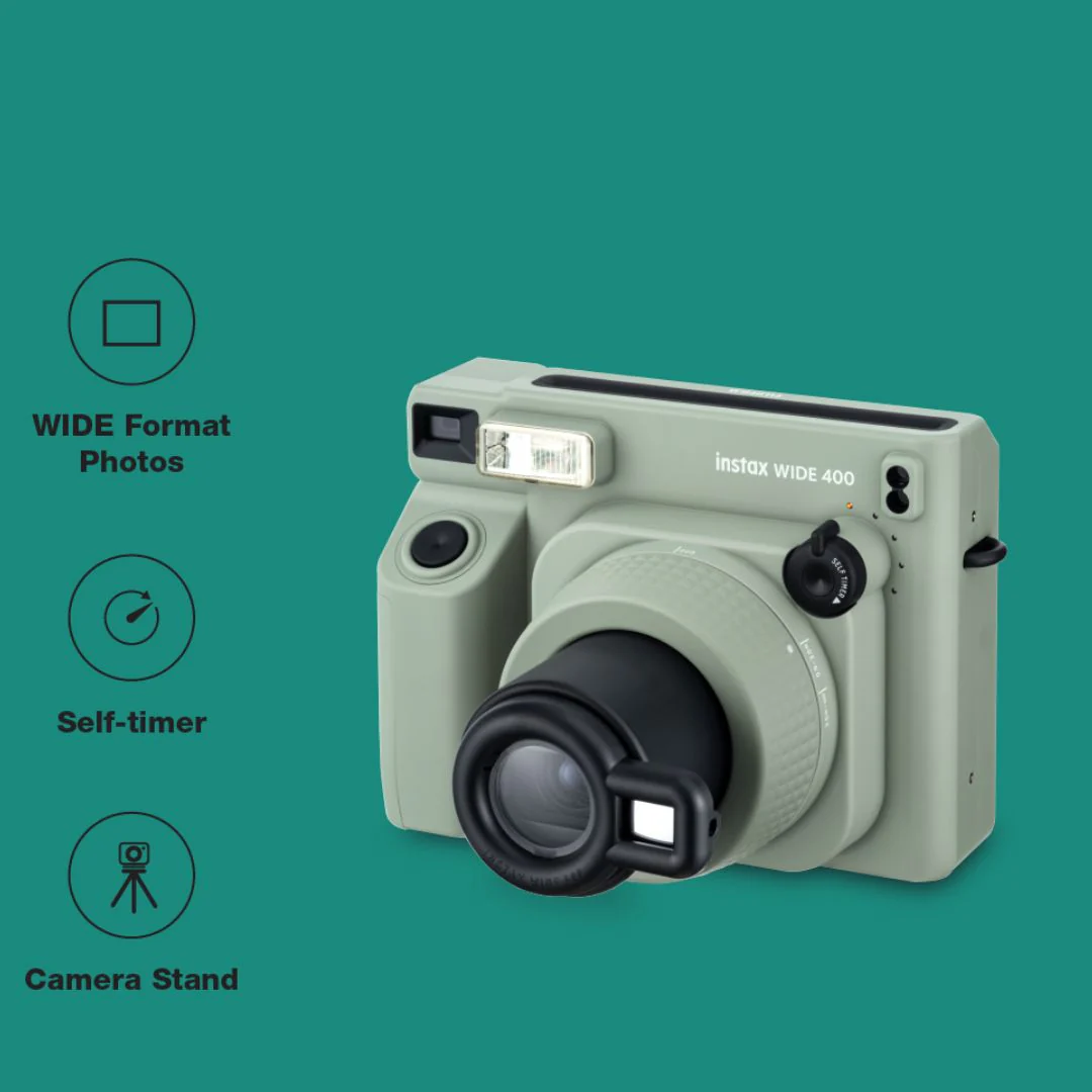 FUJIFILM INSTAX WIDE 400 CAMERA GREEN thumbnail 8